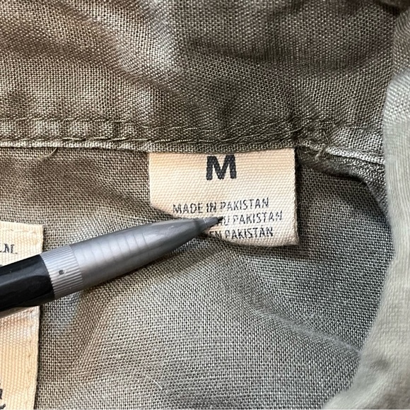 Red Head Brand Co Mens Green Long Sleeve Work Shirt Button Down Size Medium - Picture 5 of 11